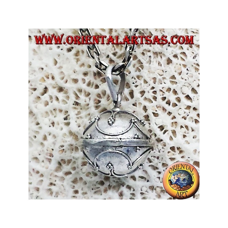 ciondolo chiama angeli in argento (richiamo degli angeli)