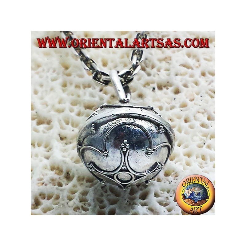 ciondolo chiama angeli in argento (richiamo degli angeli)