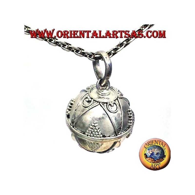 pendentif argent appelés anges (appel des anges) de diamètre 16mm.