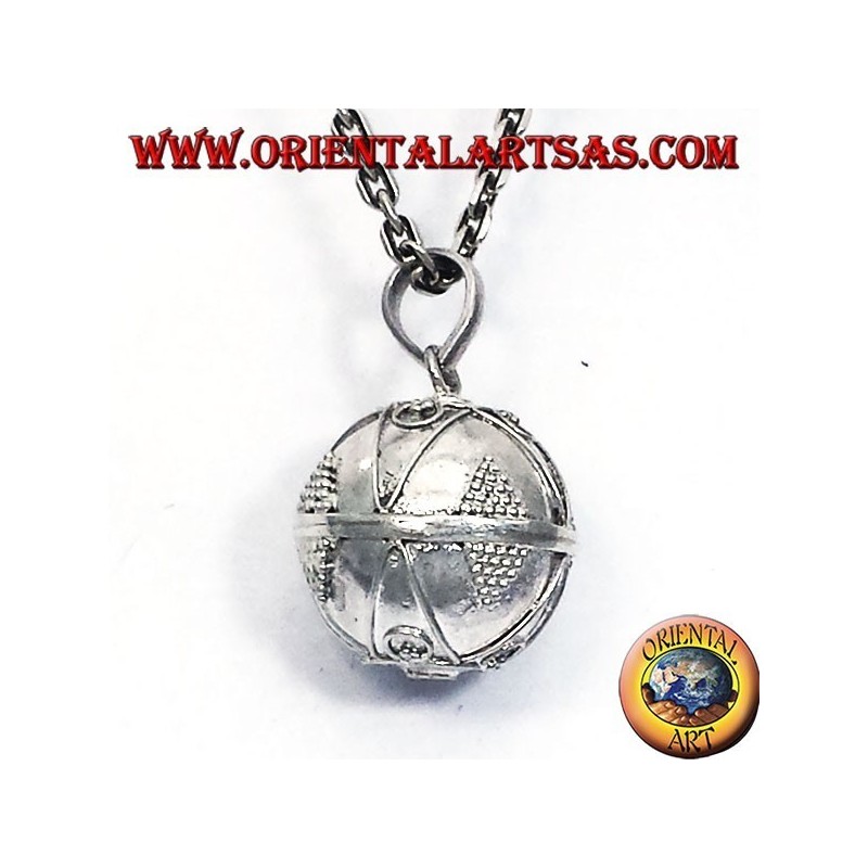 pendentif argent appelés anges (appel des anges) de diamètre 16mm.