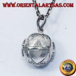 Silber Anhänger genannt Engel (Ruf der Engel) Durchmesser 16mm.