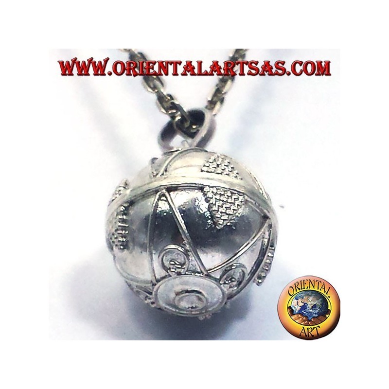 colgante de plata llamados ángeles (llamadas de los ángeles) de 16 mm de diámetro.