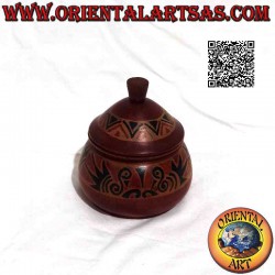 Round jewelry box with...