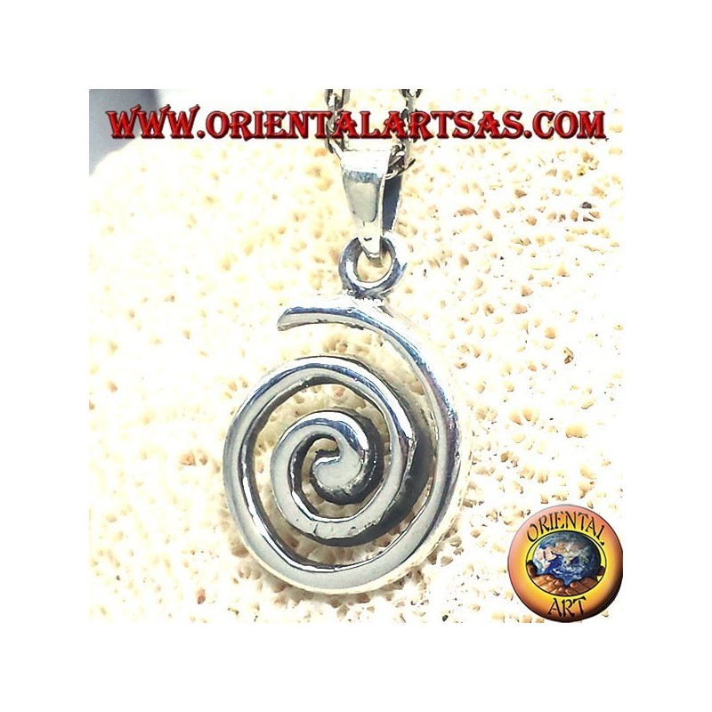 Ciondolo (Spirale Evolvente o Spirale Di Archimede )  in argento