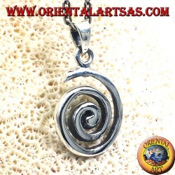 Anhänger (Evolvente Spirale oder archimedische Spirale) Silber