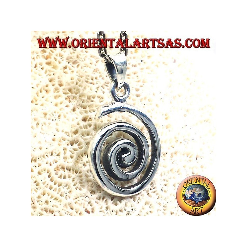 Pendant (spirale développante ou archimédien Spiral) Argent