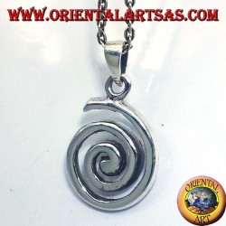Anhänger (Evolvente Spirale oder archimedische Spirale) Silber