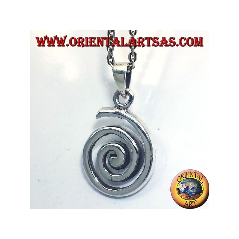 Pendant (spirale développante ou archimédien Spiral) Argent