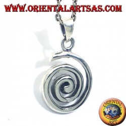 Anhänger (Evolvente Spirale oder archimedische Spirale) Silber
