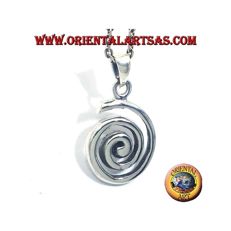 Pendant (involute spiral or Archimedean Spiral) Silver