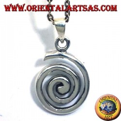 Anhänger (Evolvente Spirale oder archimedische Spirale) Silber
