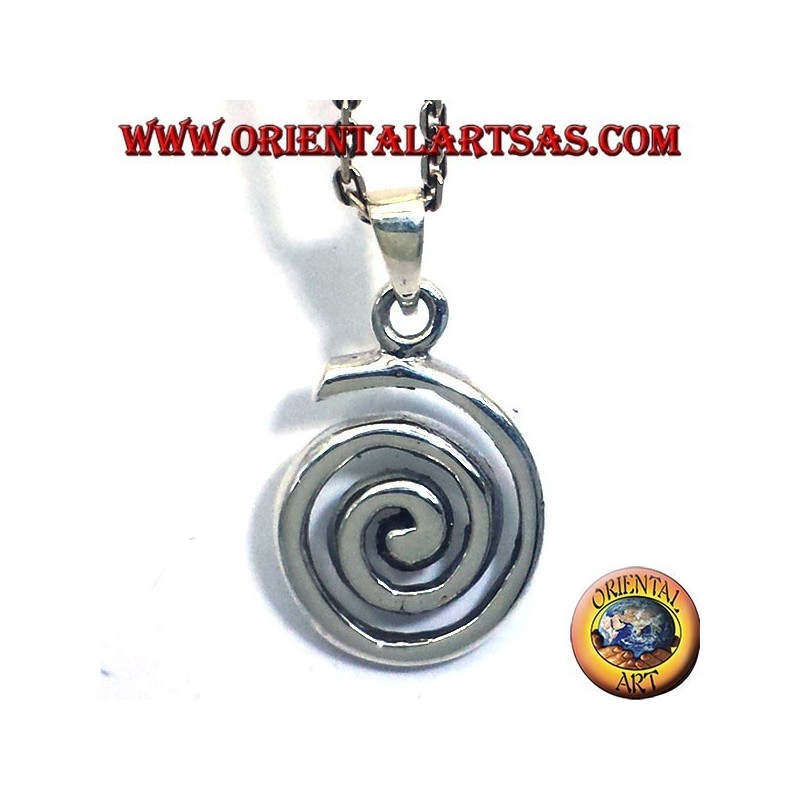 Pendant (spirale développante ou archimédien Spiral) Argent