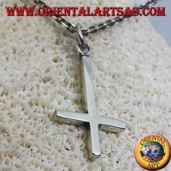 Anhänger Kreuz von St. Peter, oder anti-christliche Kreuz Silber