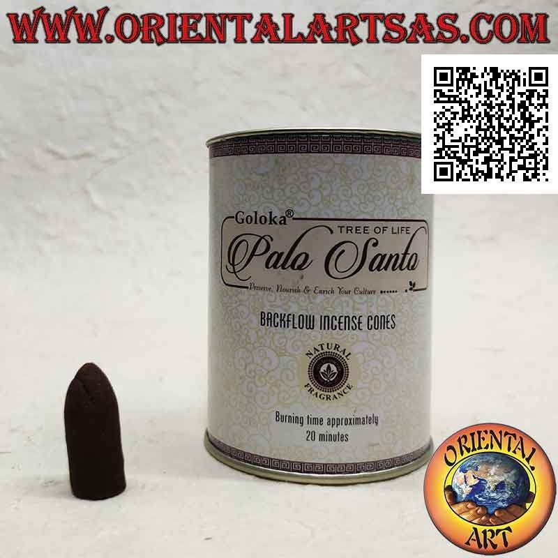 Incense cones for cascade of smoke, Palo Santo (pack of 24 pieces)