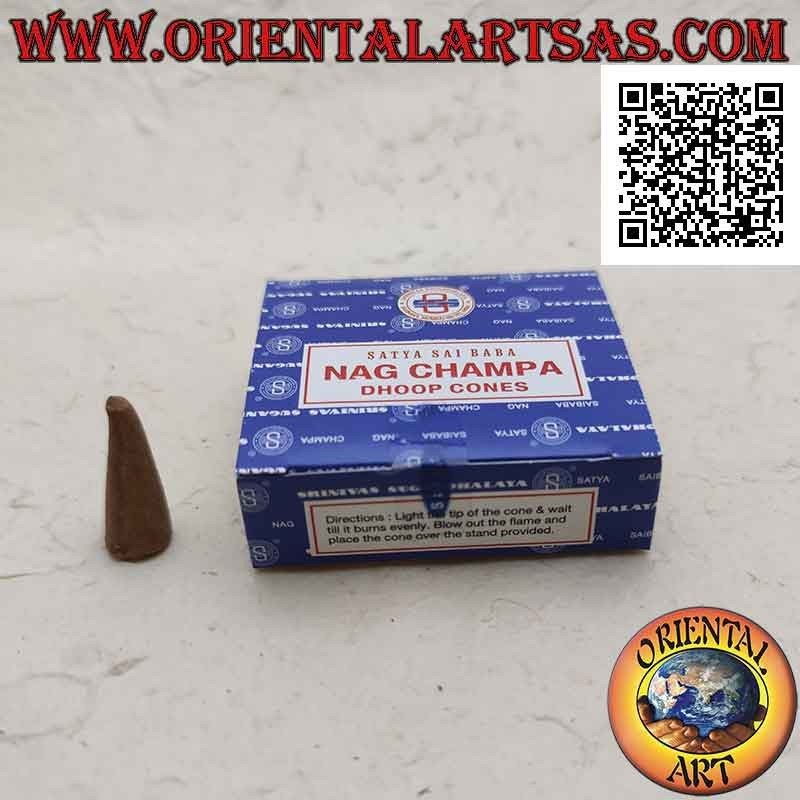Incensi a coni NAG CHAMPA (confezione da 12 pezzi)