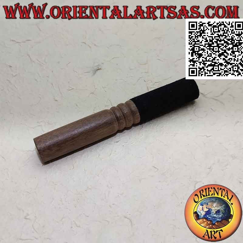 Campana tibetana fatta a mano da una lega di sette metalli da 13,5 cm Ø con batacchio (560 g)