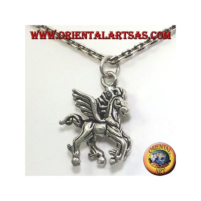 colgante de plata caballo alado dimensiones