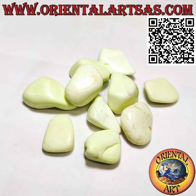 Tumbled Zitronen-Chrysopras