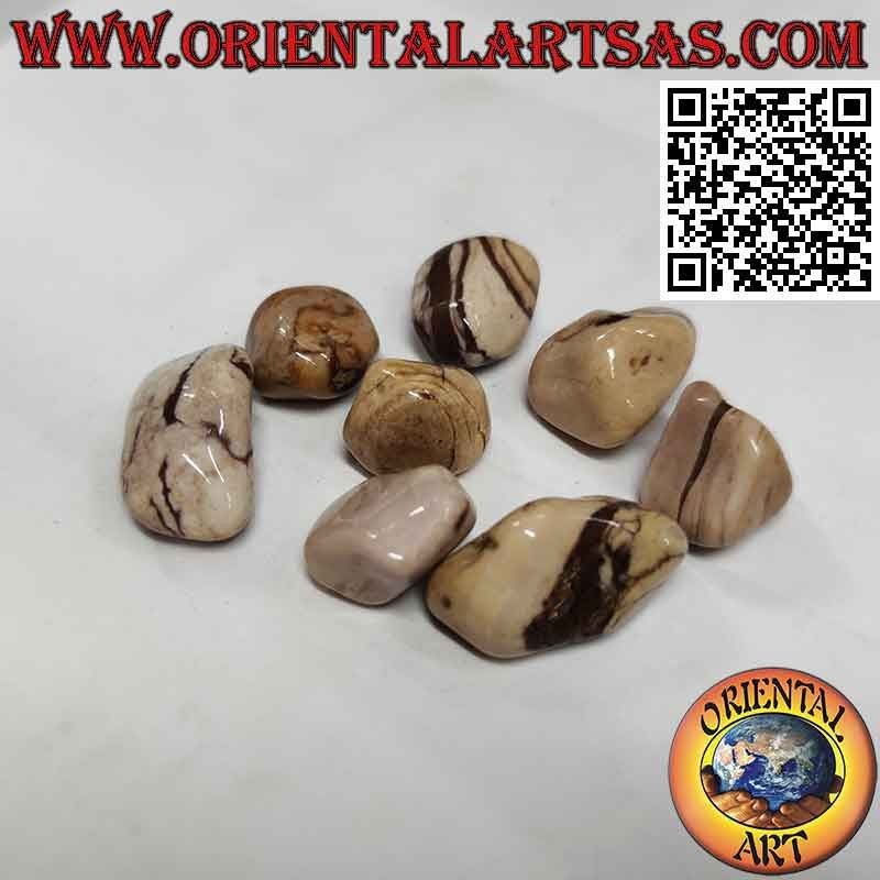 Tumbled Orbicular Jasper