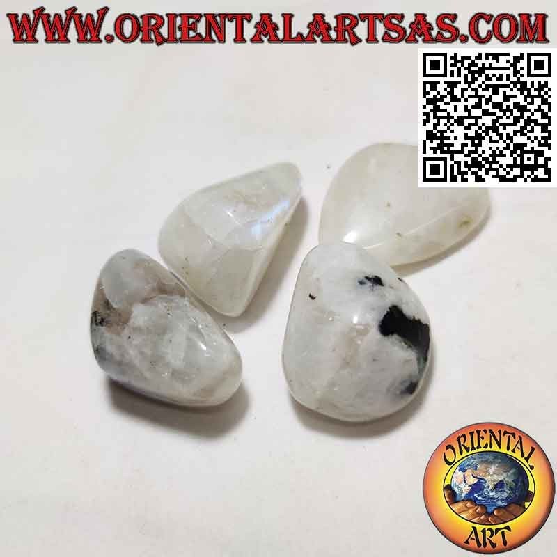 Labradorite blanche roulée (petite)