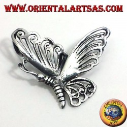 Butterfly silver pendant 925