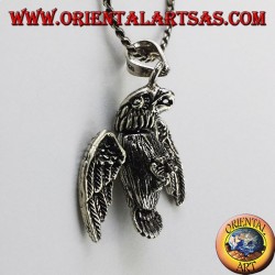 pendant in three-dimensional Mobile Eagle silver