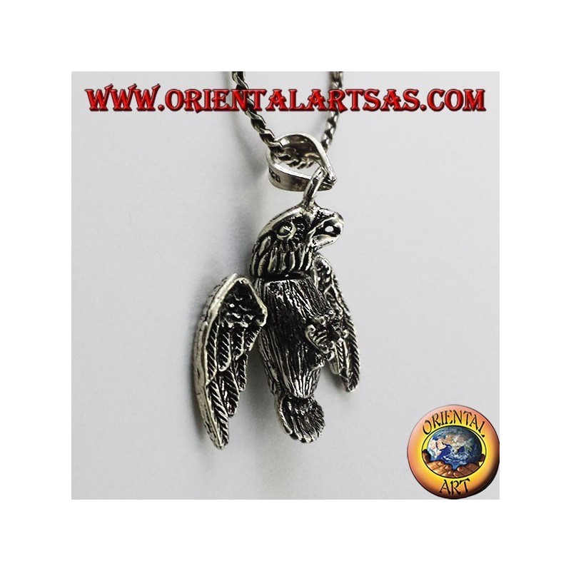 pendentif en trois dimensions d'argent mobile Aigle