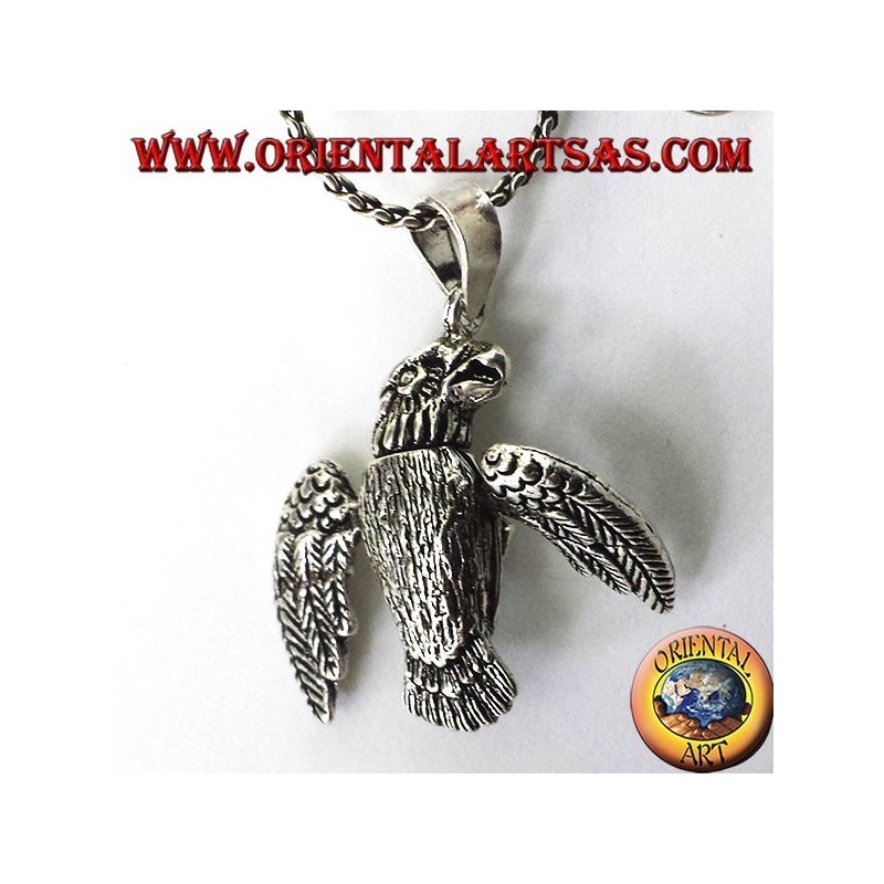 pendentif en trois dimensions d'argent mobile Aigle