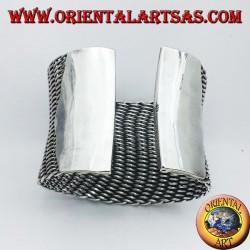 Armband aus geflochtenem Silber zum Slave