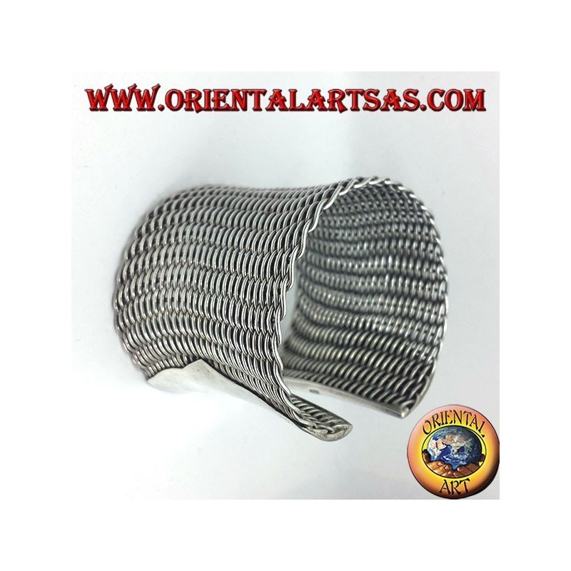 bracelet off to slave braided silver
