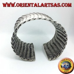 Armband aus geflochtenem Silber zum Slave