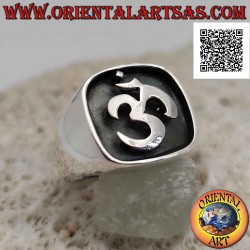 Silver ring with Sanskrit...