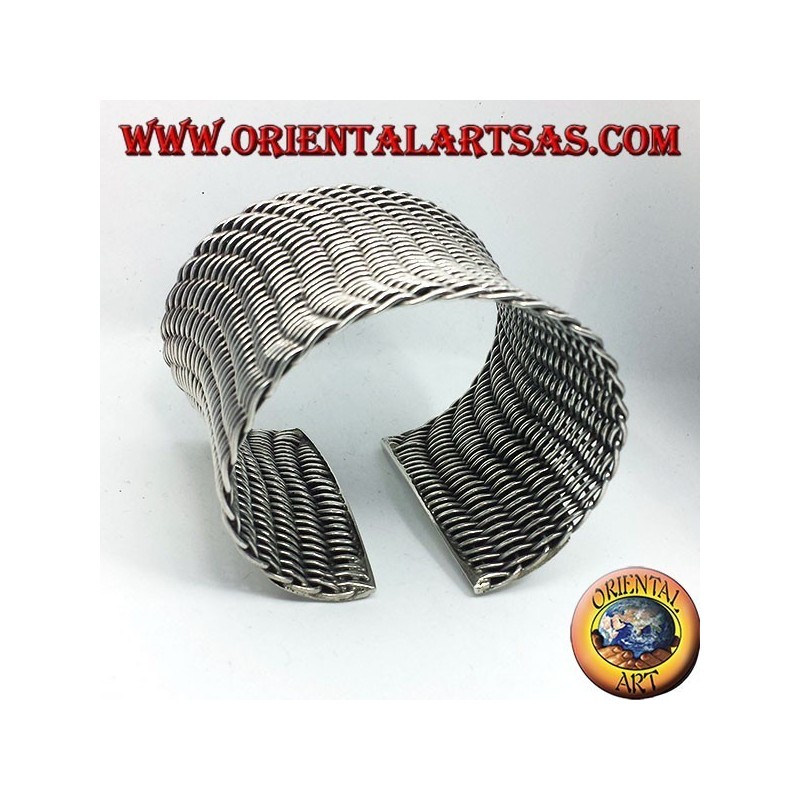 bracelet off to slave braided silver