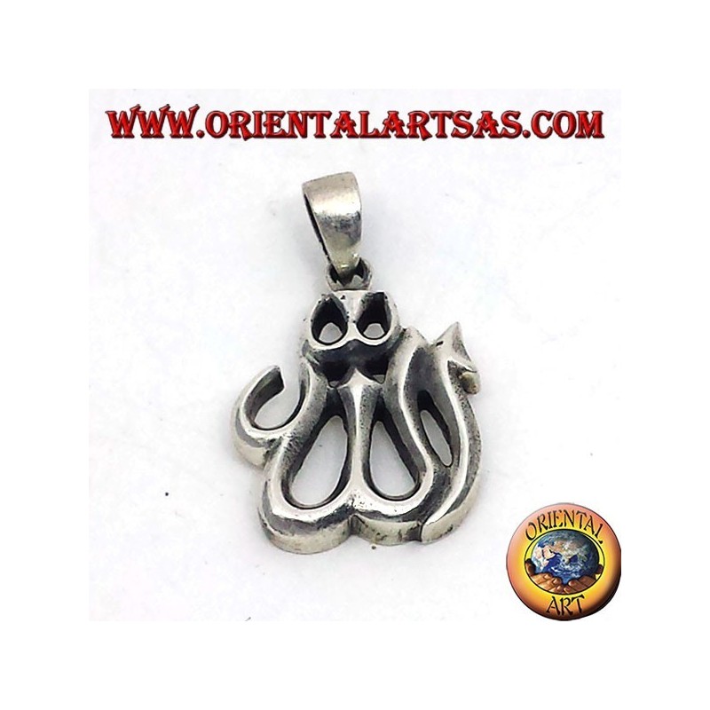 colgante en plata Allah