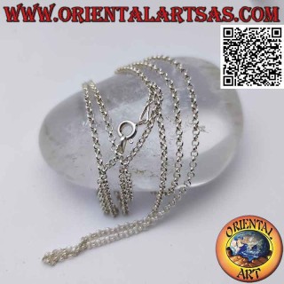 Collana catenina in argento 925 ‰ ad anelli tondi (spessore 2 mm)