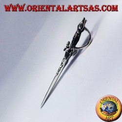 Pendentif en argent épée médiévale