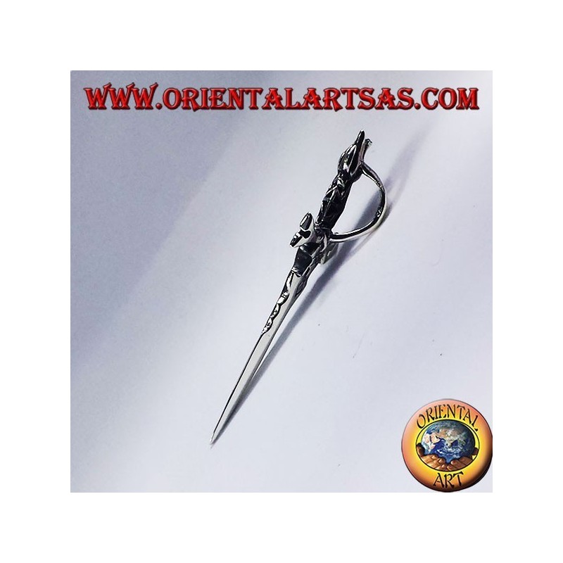 Pendant in silver medieval sword