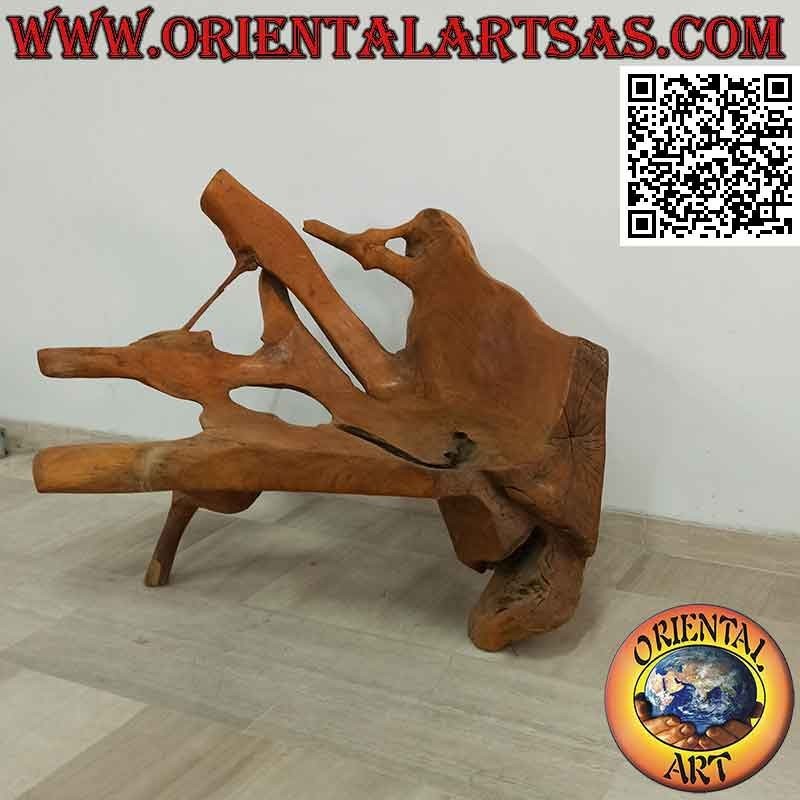 Sessel aus natürlicher Wurzel aus Teakholz (90hx 115x60)