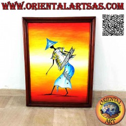 Handgemaltes Bild auf Holz...