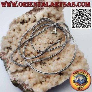 Collana catenina in argento 925 ‰ maglia "snake" indonesiano (spessore 2 mm)