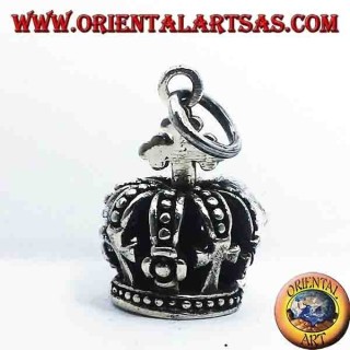 Corona colgante en plata