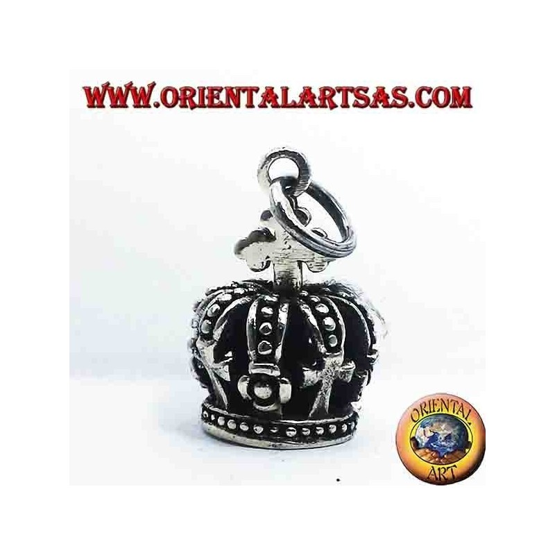 Corona colgante en plata