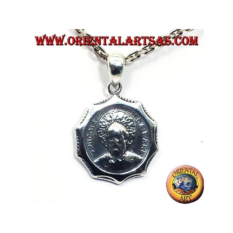 San Nicola pendant in silver