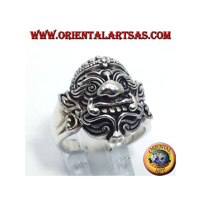 Hanuman Thai silver ring
