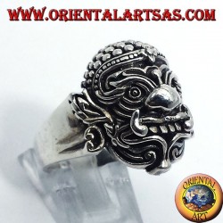 Anillo de plata tailandesa Hanuman
