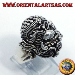 Anillo de plata tailandesa Hanuman