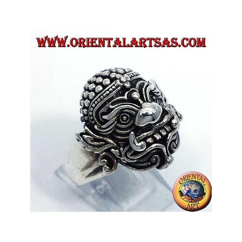 Hanuman Thai silver ring