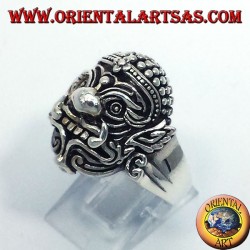 Anillo de plata tailandesa Hanuman