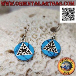 Silver leverback earrings...