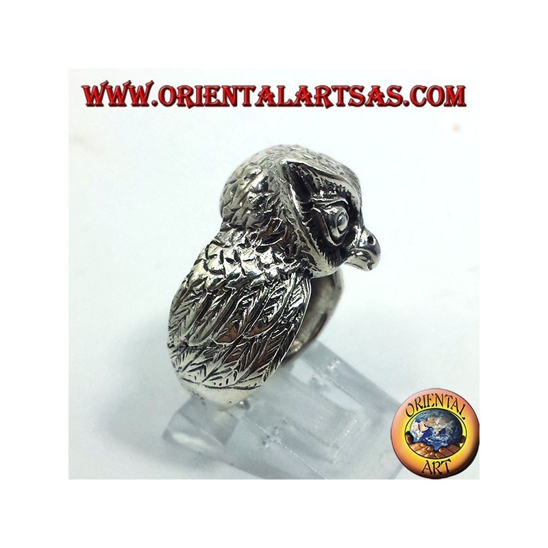 Bague en argent Owl